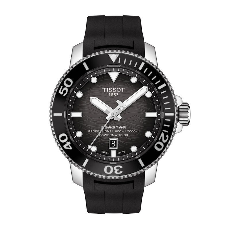 Main Image 1 of Tissot Seastar 2000 Professional Powermatic 80 Stainless Steel Men's Watch T1206071744100