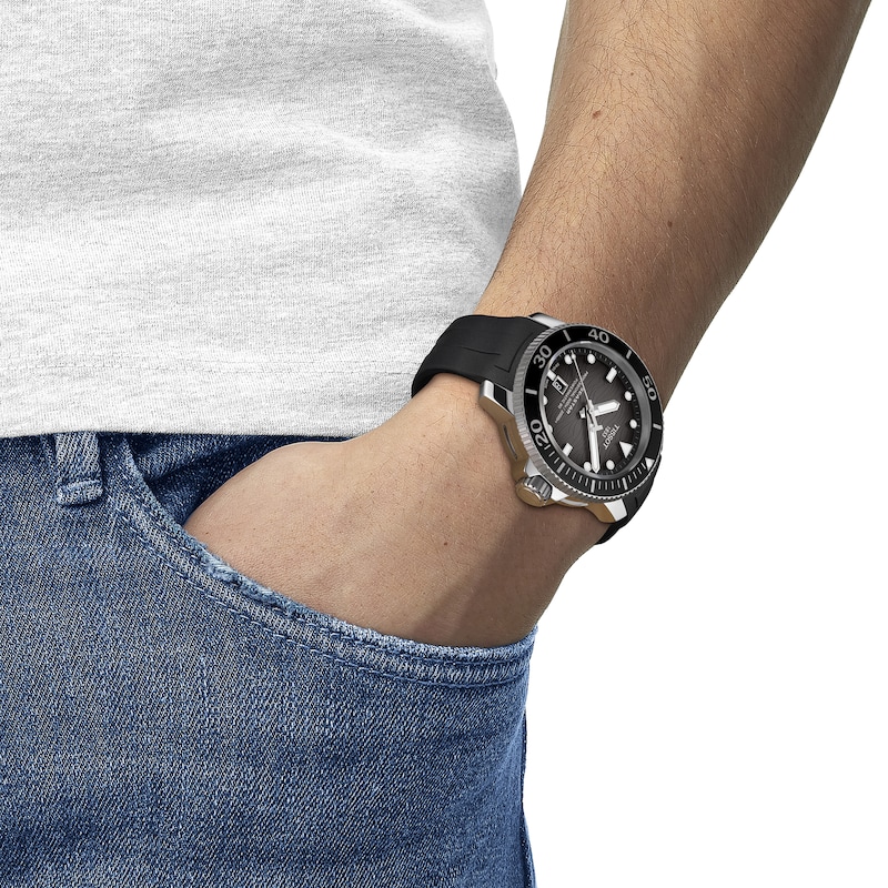 Main Image 2 of Tissot Seastar 2000 Professional Powermatic 80 Stainless Steel Men's Watch T1206071744100