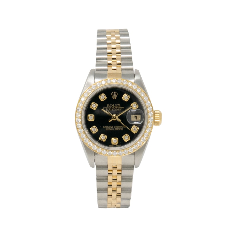 Main Image 1 of Previously Owned Rolex Datejust Black Dial Women's Watch