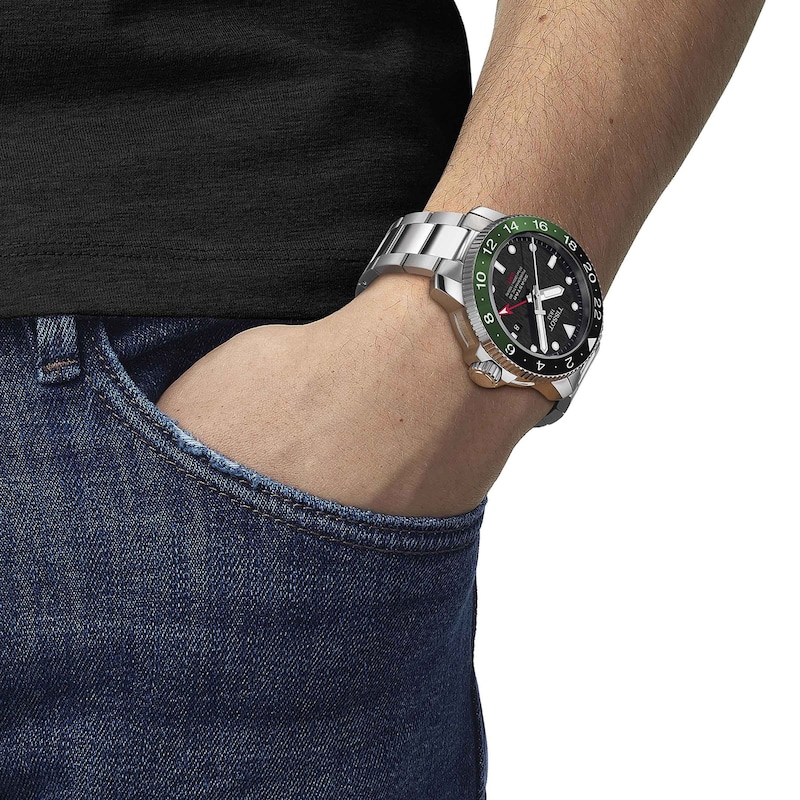 Main Image 5 of Tissot Seastar 1000 GMT Powermatic 80 Men's Watch T1204291105101