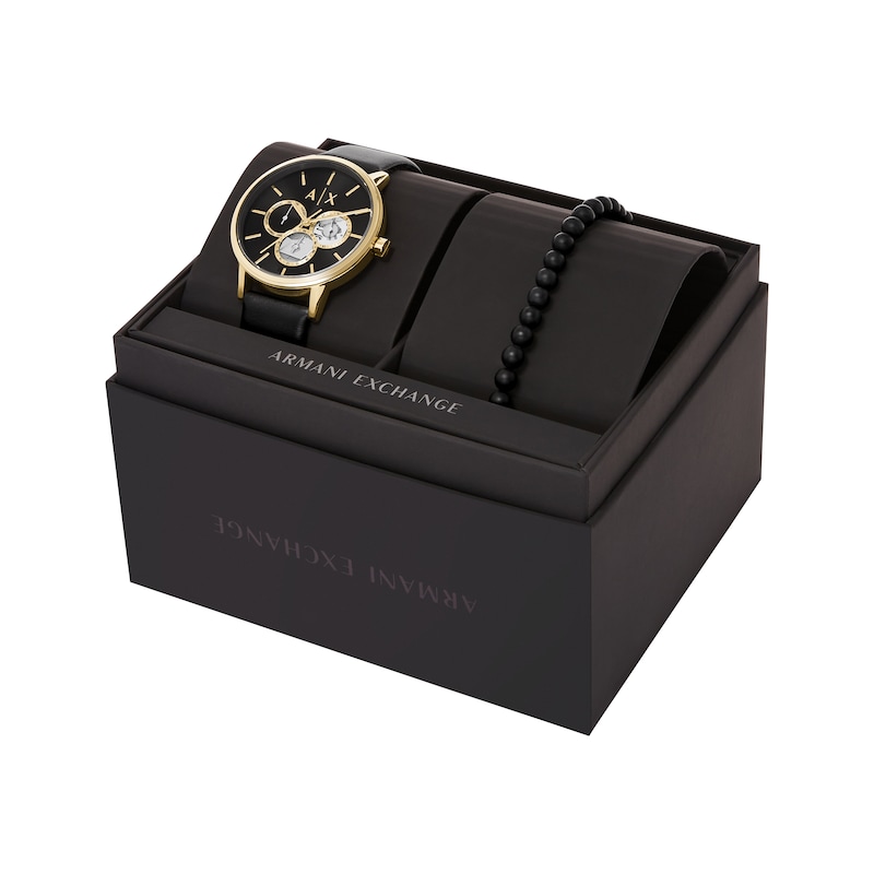 Armani Exchange Men\'s Chronograph Watch & Bracelet Gift Set AX7146SET | Kay