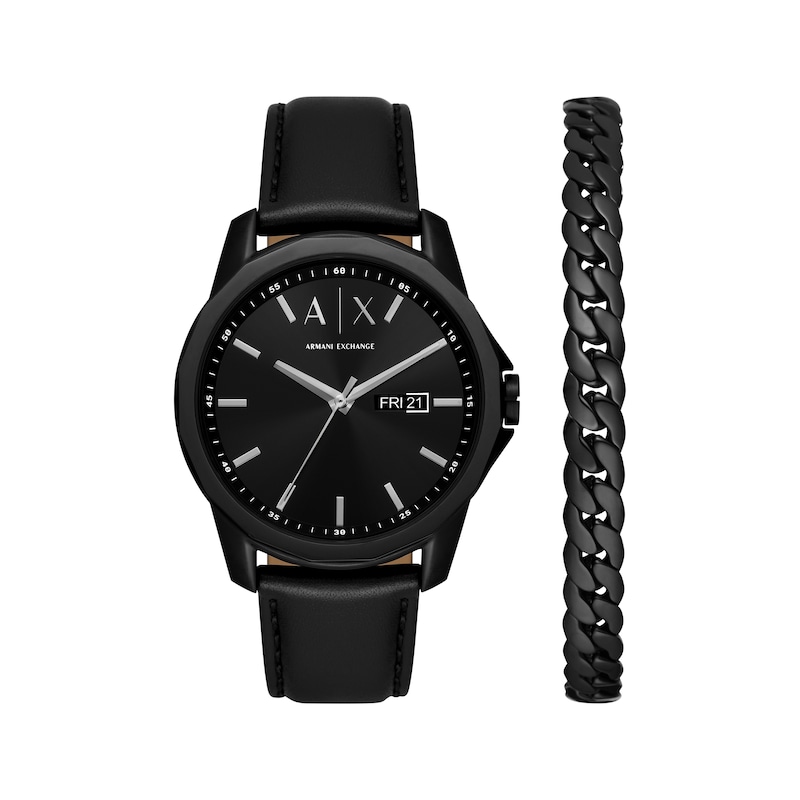 Bracelet | Gift Men\'s AX7147SET Exchange Kay Set Armani Watch &