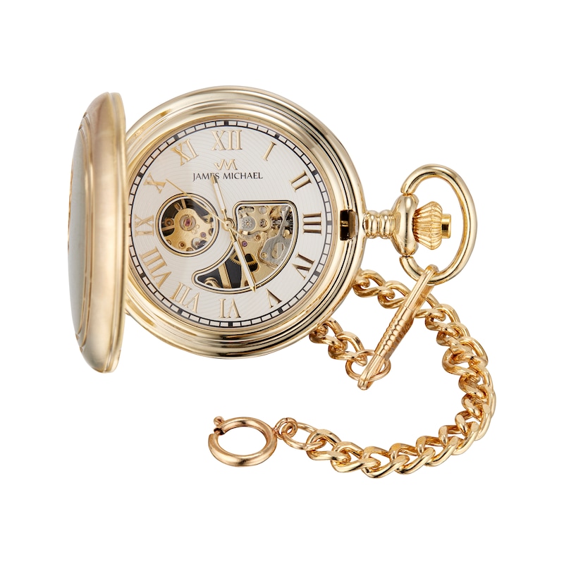 James Michael Men's Pocket Watch PMA011030W