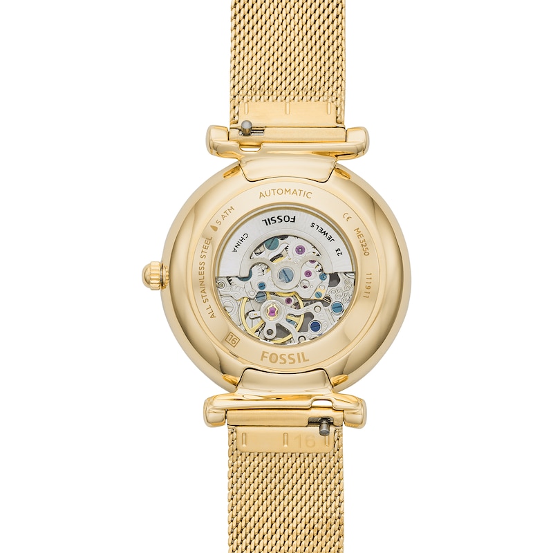 Main Image 4 of Fossil Carlie Automatic Women's Watch ME3250