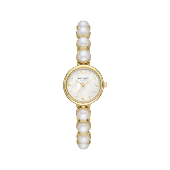 Kate Spade New York Monroe Faux Pearl Bracelet Women's Watch KSW1687