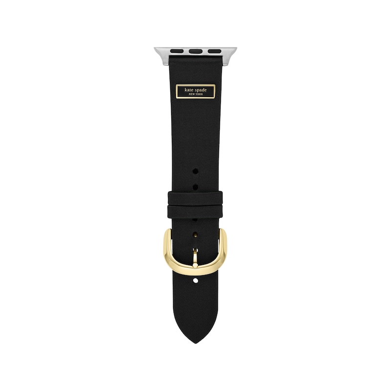 Main Image 1 of Kate Spade New York Black Women's Watch Strap for Apple & Samsung KSS0183E
