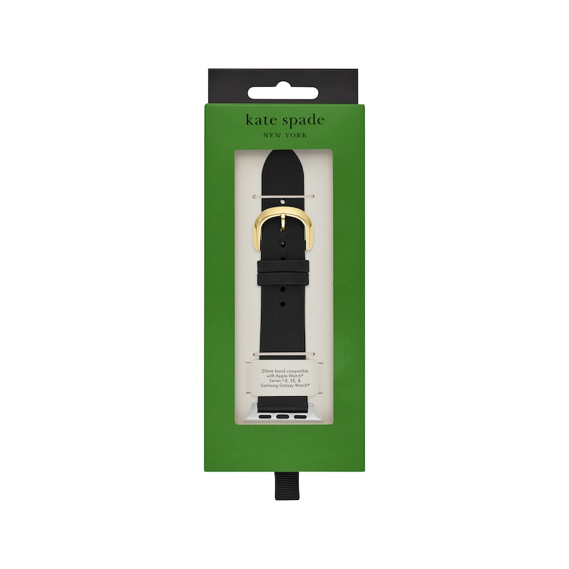 Main Image 5 of Kate Spade New York Black Women's Watch Strap for Apple & Samsung KSS0183E
