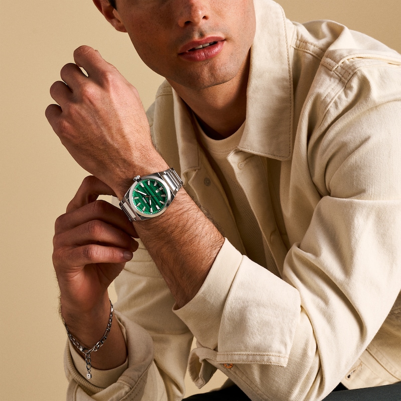 Main Image 4 of Fossil Everett Men's Watch with Malachite Dial FS6056