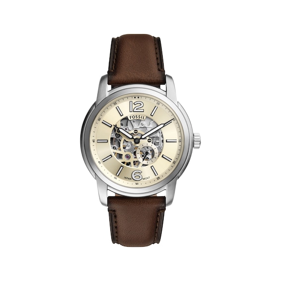 Fossil Heritage Men's Skeleton Watch ME3264