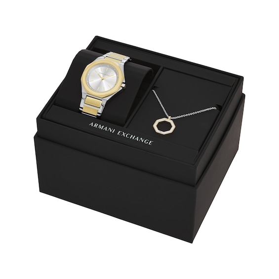 Armani Exchange Women's Watch Gift Set AX7161SET Kay