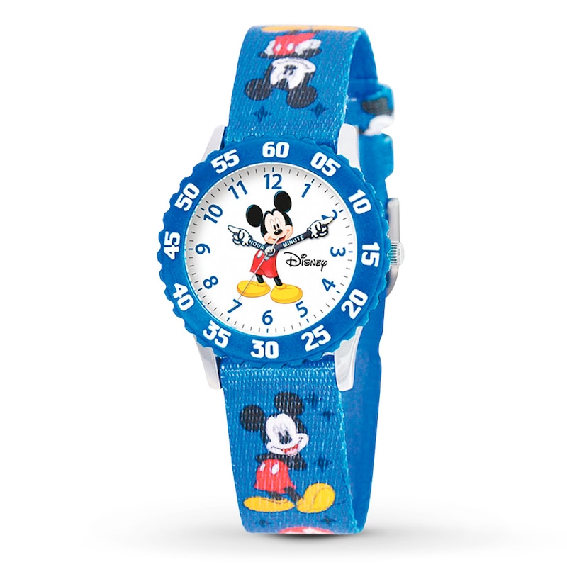 Disney Kids' Watch Mickey Mouse Time Teacher XWA3684