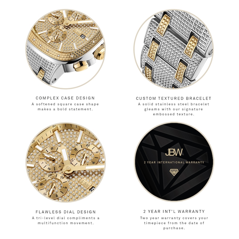 Main Image 4 of Men's JBW Heist Watch J6380B