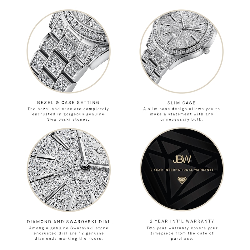Main Image 4 of Ladies' JBW Cristal 34 Watch J6383C