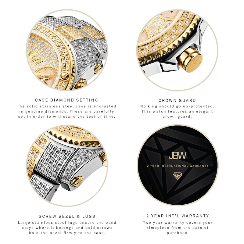 Main Image 4 of Men's JBW Jet Setter Watch JB-6213-E