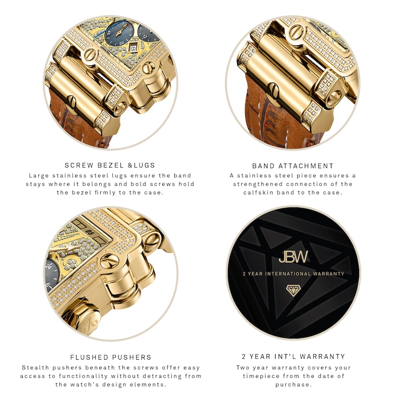 Main Image 4 of Men's JBW Phantom Watch JB-6215-238-A