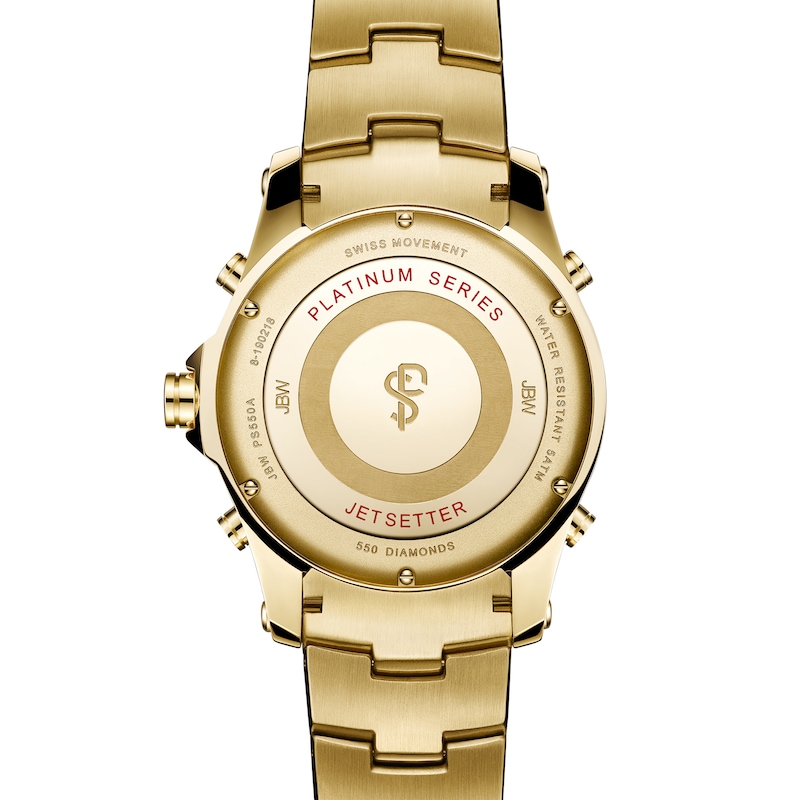 Main Image 3 of Men's JBW Jet Setter Platinum Series Watch PS550A