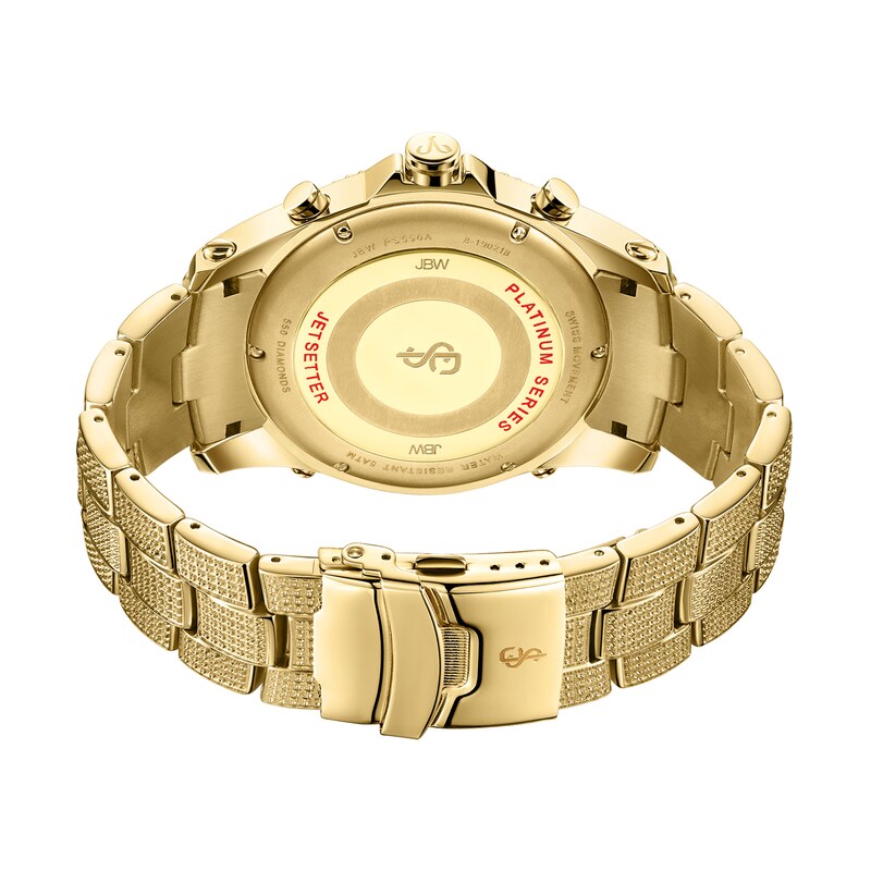 Main Image 4 of Men's JBW Jet Setter Platinum Series Watch PS550A