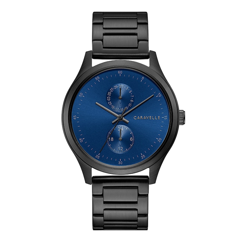 Main Image 1 of Caravelle by Bulova Modern Men's Black Stainless Steel Watch 45C116