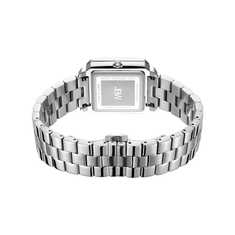 Main Image 3 of JBW Cristal Square Jewelry Set Stainless Steel J6387-SETC