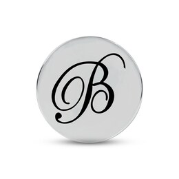 Smart Watch Charms by KAY Script B Initial Sterling Silver