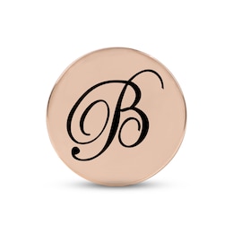 Smart Watch Charms by KAY Script B Initial 14K Rose Gold-Plated Sterling Silver