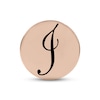 Smart Watch Charms by KAY Script J Initial 14K Rose Gold-Plated Sterling Silver