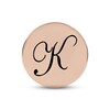 Smart Watch Charms by KAY Script K Initial 14K Rose Gold-Plated Sterling Silver