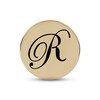 Smart Watch Charms by KAY Script R Initial 14K Yellow Gold-Plated Sterling Silver