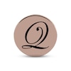 Smart Watch Charms by KAY Script Q Initial 14K Rose Gold-Plated Sterling Silver