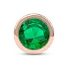 Smart Watch Charms by KAY Solitaire Lab-Created Emerald 14K Rose Gold-Plated Sterling Silver