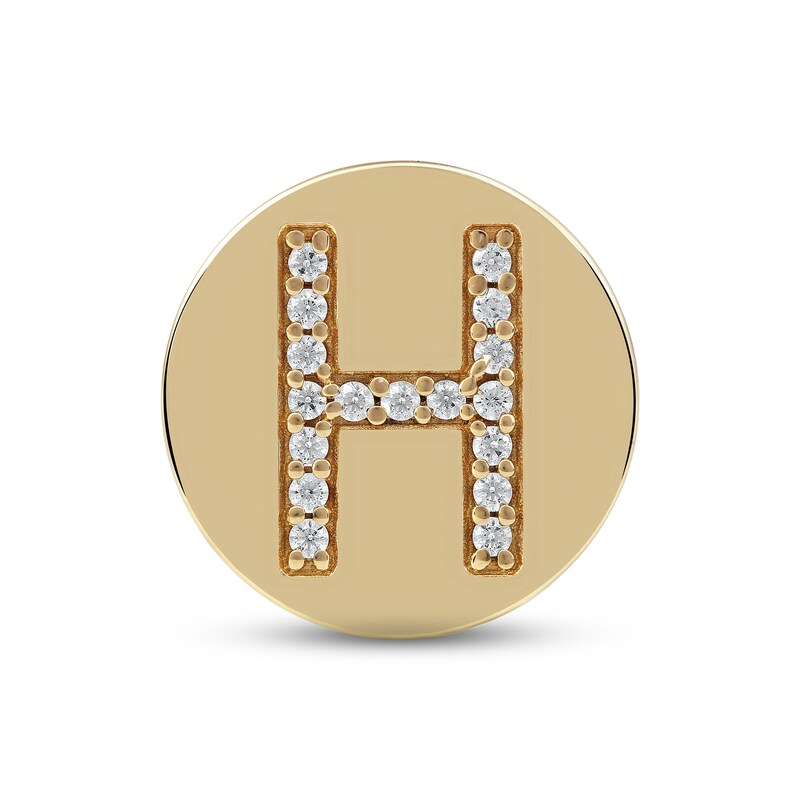 Jewelry Adviser Charms 14ky Initial H Charm Jewelry Adviser Charms 14ky Initial H Charm
