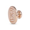 Smart Watch Charms by KAY Diamond B Initial 1/20 ct tw 14K Rose Gold-Plated Sterling Silver