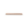Smart Watch Charms by KAY Diamond Wide Bar 1/20 ct tw 14K Rose Gold-Plated Sterling Silver