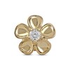 Smart Watch Charms by KAY Diamond Flower 14K Yellow Gold-Plated Sterling Silver