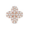 Smart Watch Charms by KAY Diamond Clover 1/10 ct tw 14K Rose Gold-Plated Sterling Silver