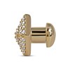 Smart Watch Charms by Kay Diamond Square 1/10 ct tw 14K Yellow Gold-Plated Sterling Silver