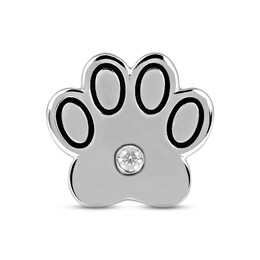 Smart Watch Charms by KAY Diamond Paw Print Sterling Silver