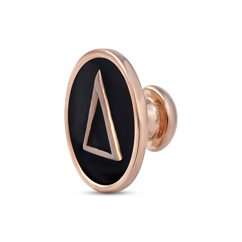 Smart Watch Charms by KAY Greek Delta 14K Rose Gold-Plated Sterling Silver