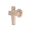 Smart Watch Charms by KAY Diamond Cross 14K Rose Gold-Plated Sterling Silver