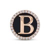 Smart Watch Charms by KAY Diamond Greek Beta 1/10 ct tw 14K Rose Gold-Plated Sterling Silver