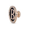 Smart Watch Charms by KAY Diamond Greek Beta 1/10 ct tw 14K Rose Gold-Plated Sterling Silver