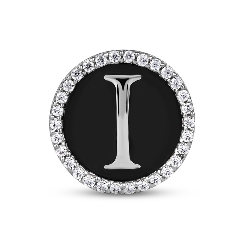 Smart Watch Charms by KAY Diamond Greek Iota 1/10 ct tw Sterling Silver