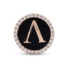 Smart Watch Charms by KAY Diamond Greek Alpha 1/10 ct tw 14K Rose Gold-Plated Sterling Silver