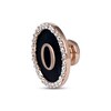 Smart Watch Charms by KAY Diamond Greek Omicron 1/10 ct tw 14K Rose Gold-Plated Sterling Silver