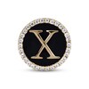 Smart Watch Charms by KAY Diamond Greek Chi 1/10 ct tw 14K Yellow Gold-plated Sterling Silver