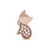 Smart Watch Charms by KAY Diamond Kitten 1/20 ct tw 14K Rose Gold-Plated Sterling Silver