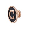 Smart Watch Charms by KAY Typewriter C 14K Rose Gold-Plated Sterling Silver