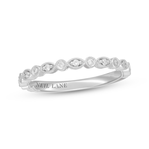 Neil Lane Diamond Anniversary Ring 1/8 ct tw 14K White Gold