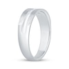 Thumbnail Image 2 of Now + Forever Lab-Grown Diamonds Men's Brushed Wedding Band 1/5 ct tw 14K White Gold