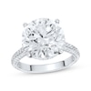 Thumbnail Image 1 of Now + Forever Lab-Grown Diamonds Round-Cut Hidden Halo Engagement Ring 6 7/8 ct tw 14K White Gold
